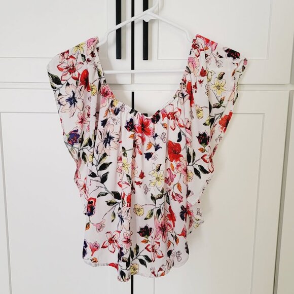 Rue 21 LARGE JUNIORS COLORFUL FLORAL PRINT STRAPLESS Stretch Panel - Picture 10 of 10